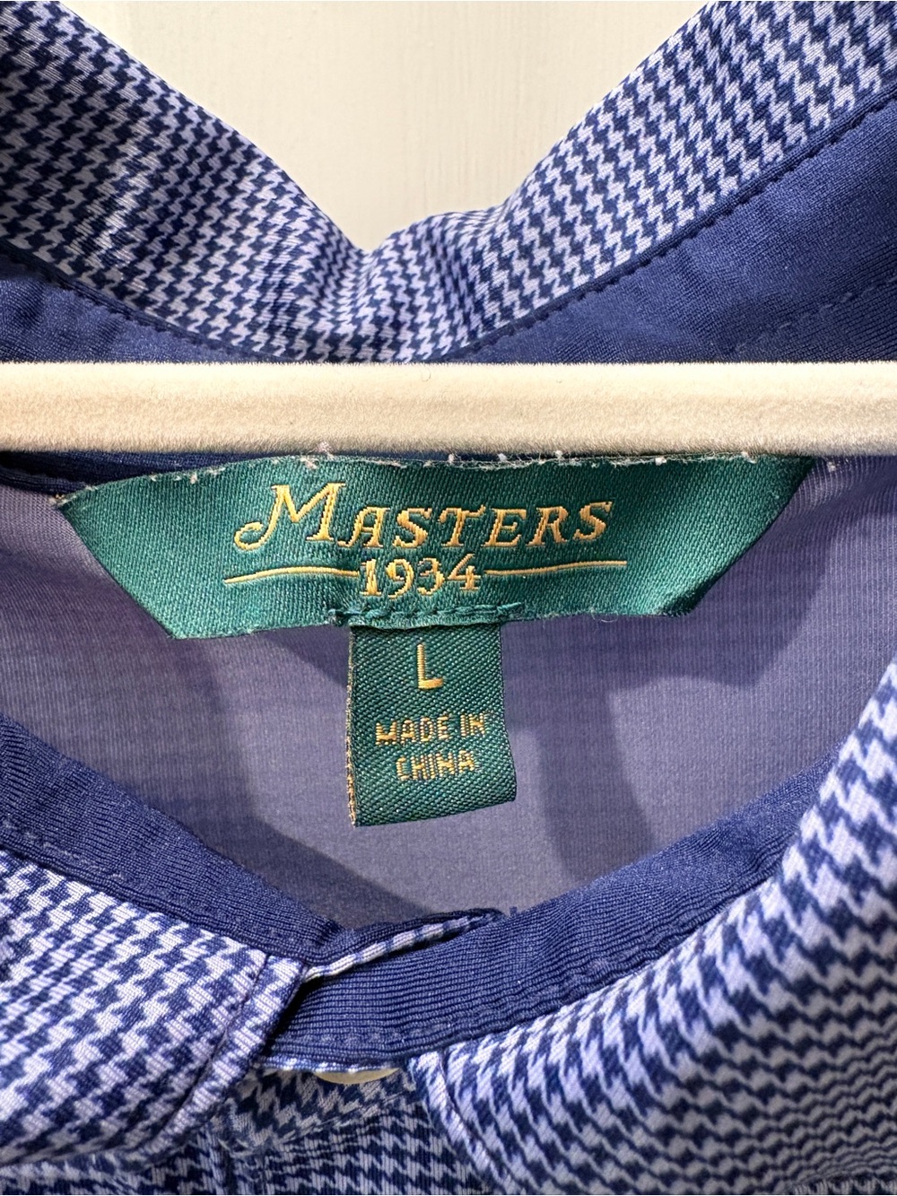 NWOT Men’s Berckmans Place 1934 MASTERS AUGUSTA polo shirt. Size Large - Picture 2 of 6